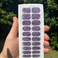 Purple Reign NO LIGHT Air Dry Gel Wraps