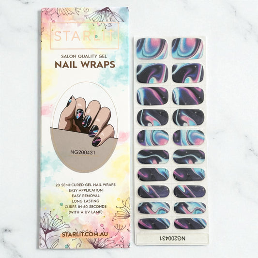 Cosmic Crush Semi-Cured Gel Nail Wrap