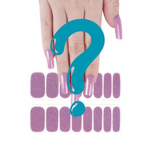 Mystery Design Semi-Cured Gellies Nail Wrap