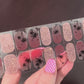 Coastal Glow Semi-Cured Gel Nail Wrap