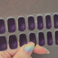 Purrple Reign Cat Eye Semi-Cured Gel Nail Wra