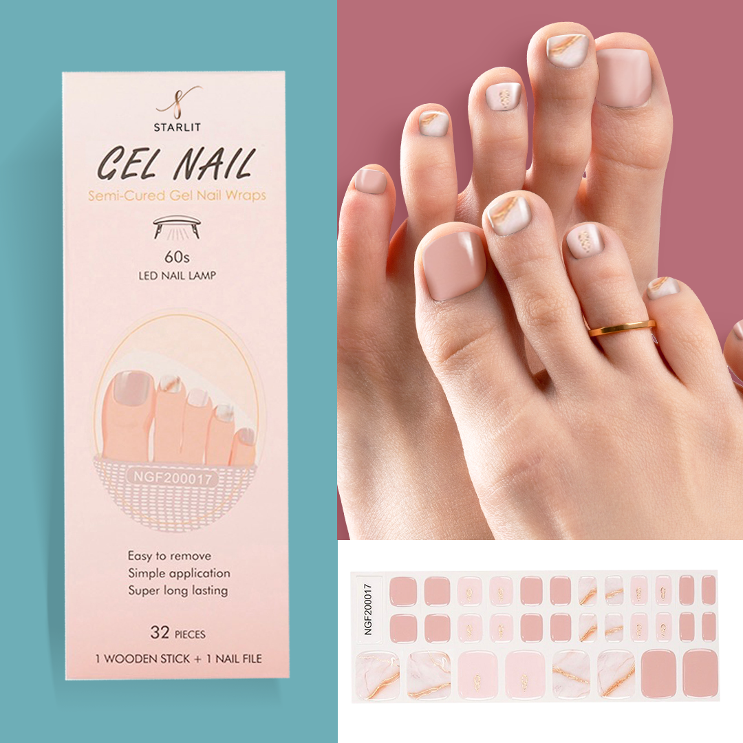 Unconditional Semi-Cured Gel Pedicure Wrap