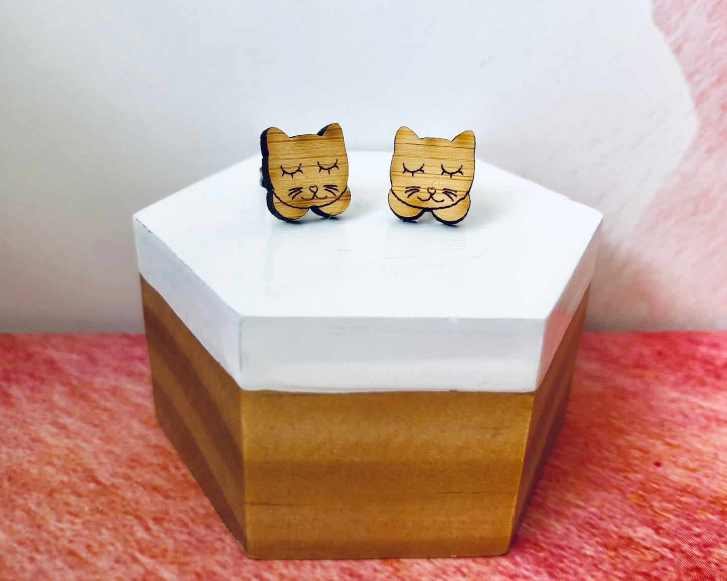'Cute Kitties' Mini Stud Earrings