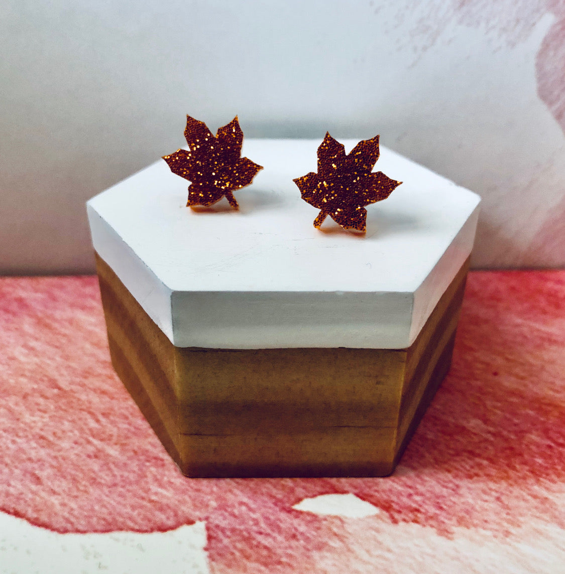 'Autumn Leaves' Mini Stud Earrings