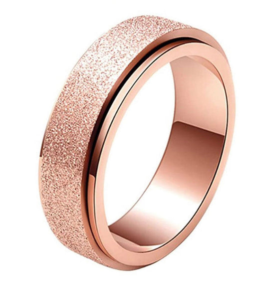 Zen Life Anxiety Spinner Ring (Rosé All Day)