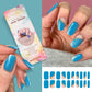 Blue Geode Semi-Cured Gel Nail Wrap