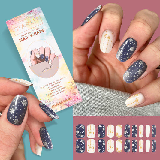 Winter Is Coming Semi-Cured Gel Nail Wrap