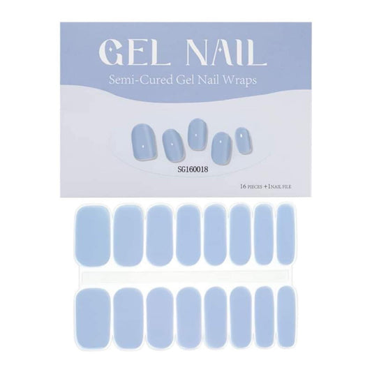 Blue Breeze Semi-Cured Gellies Nail Wrap
