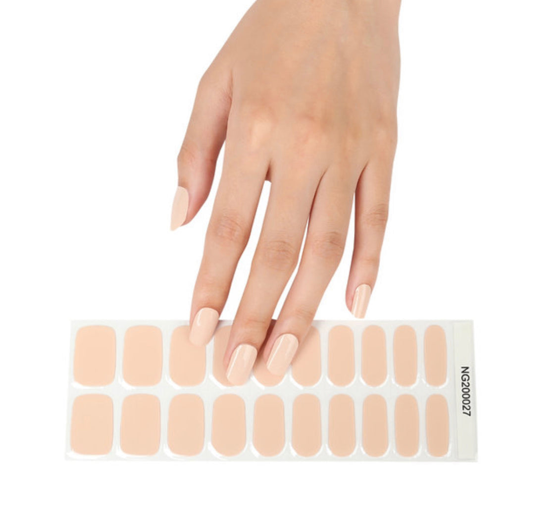 Send Nudes Semi-Cured Gel Nail Wrap