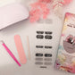 Zebra Diva Semi-Cured Gel Nail Wrap