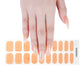 Peach Flakies Semi-Cured Gel Nail Wrap