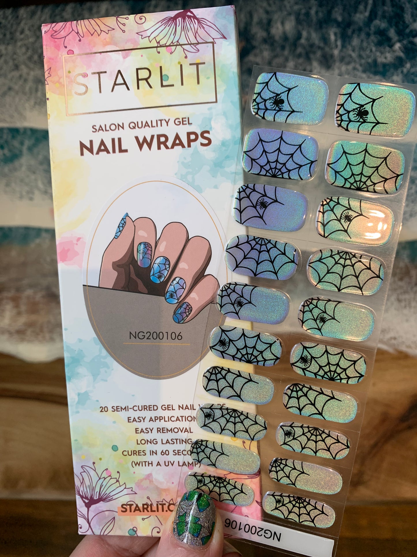 Web Designer Colour Shift Semi-Cured Gel Nail Wrap