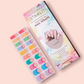 Rainbow French Tip Semi-Cured Gel Nail Wrap