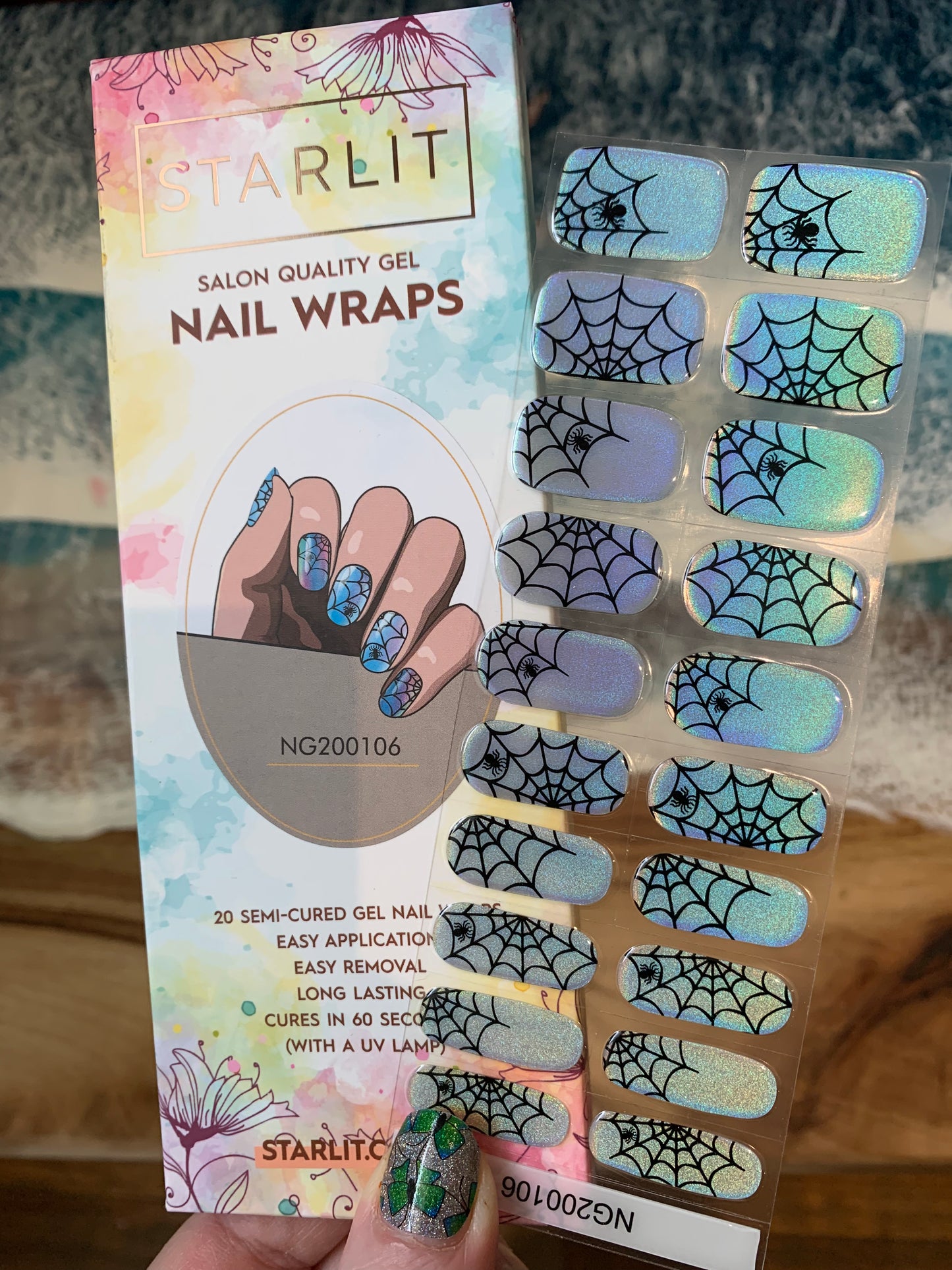 Web Designer Colour Shift Semi-Cured Gel Nail Wrap