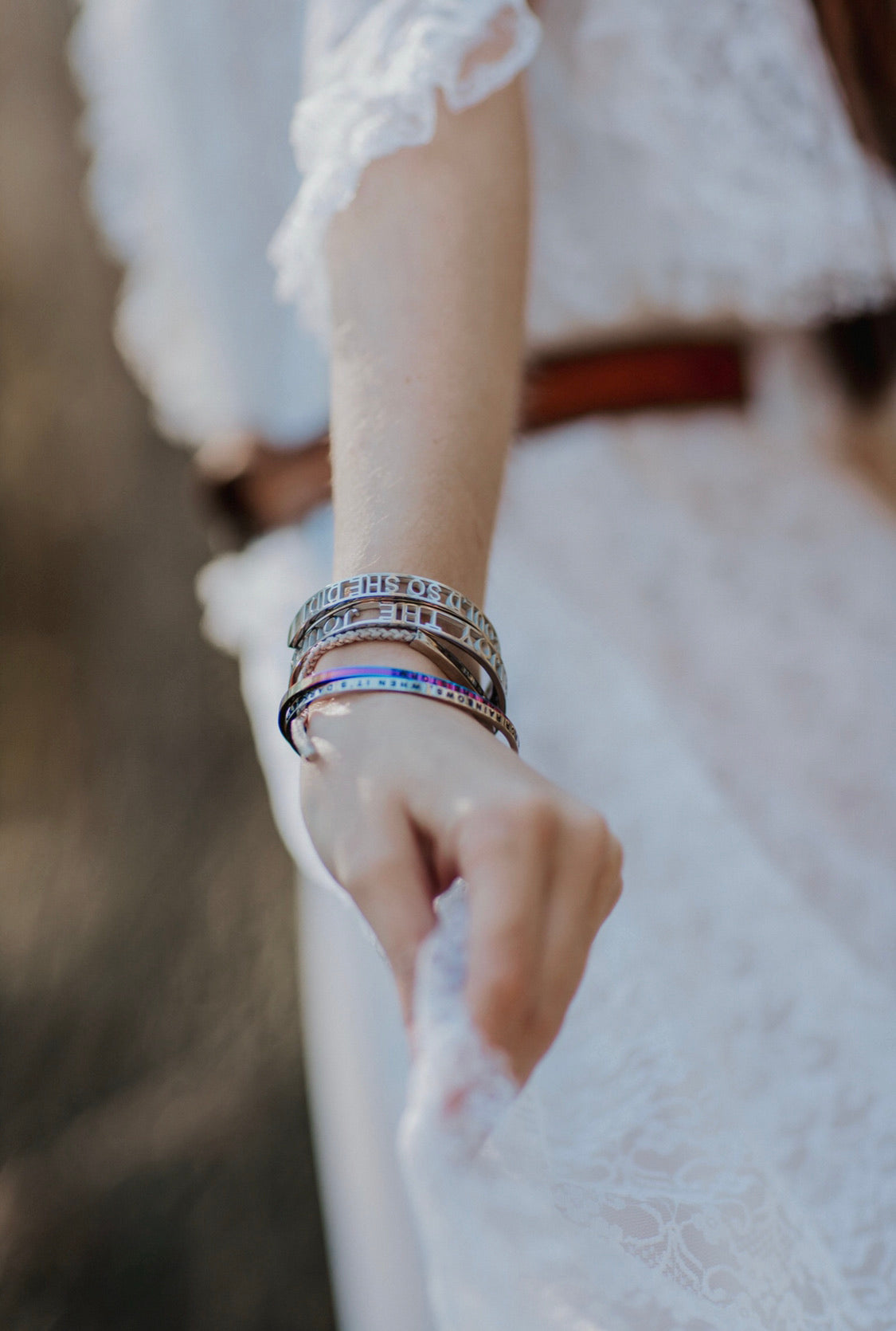 I am the on sale storm leather bracelet