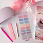 Rainbow Pastels Semi-Cured Gel Nail Wrap